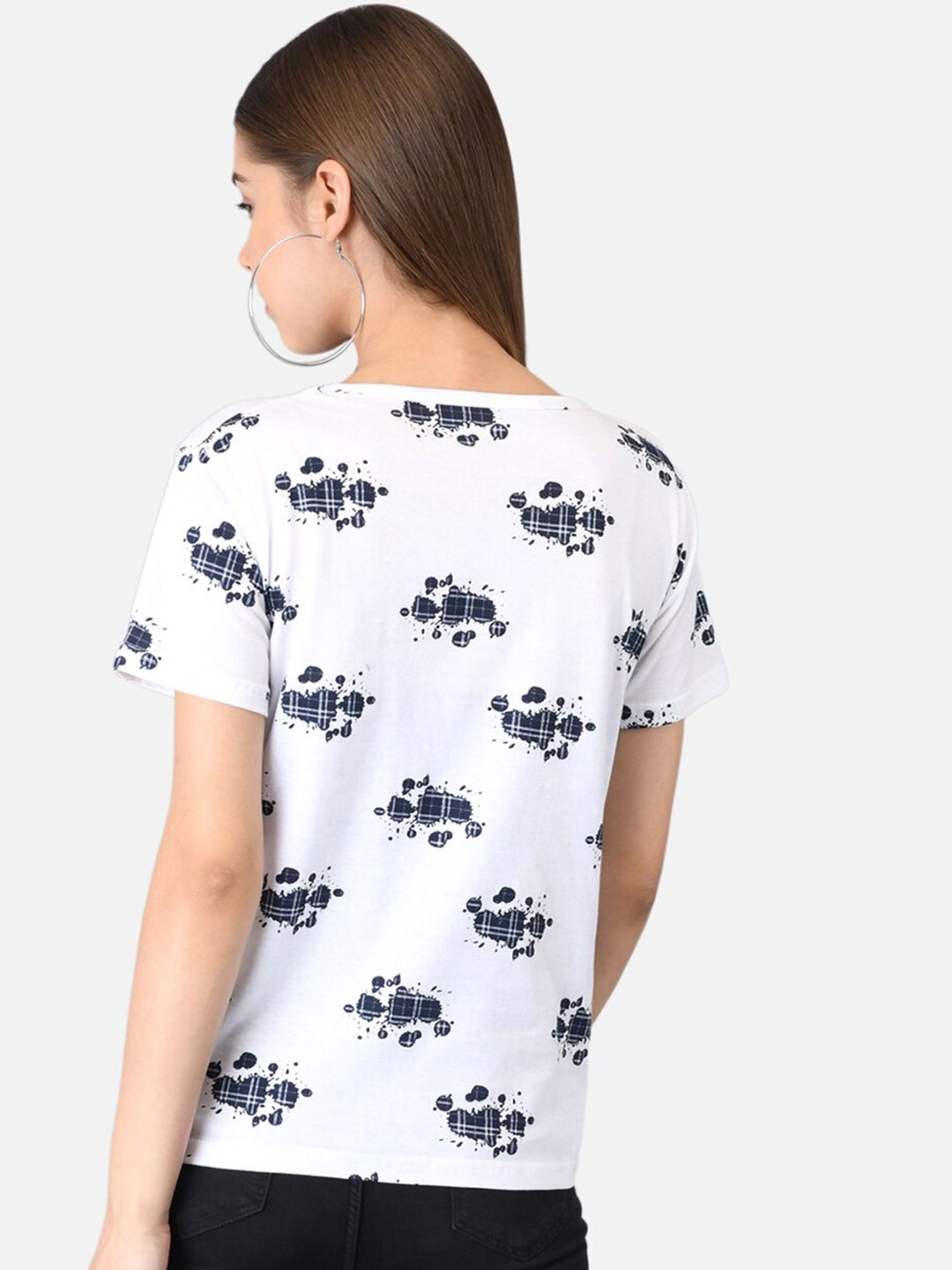 Kotty Women Pack Of 2 Printed Round Neck T-shirt