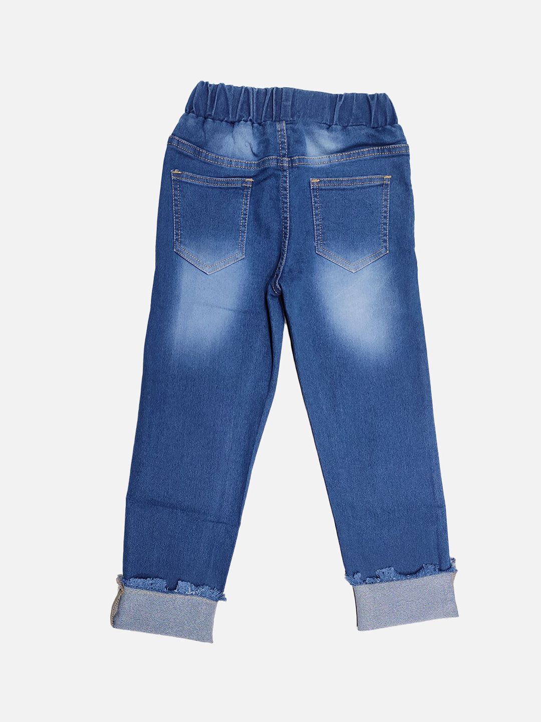 Kotty Boys Jean Jogger Low Distress Light Fade Stretchable Cotton Jeans