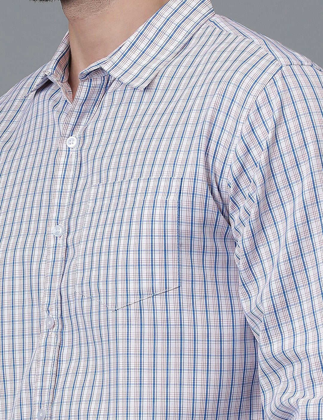 Kotty New Checked Spread Collar Casual Shirt