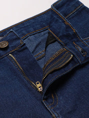 Kotty Women Blue Flared High-Rise Clean Look Jeans