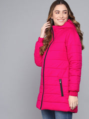 Kotty Women Hooded Longline Puffer Jacket