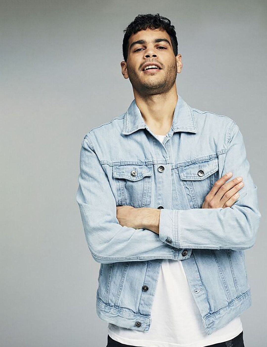 Kotty Graphic Printed Denim Jacket