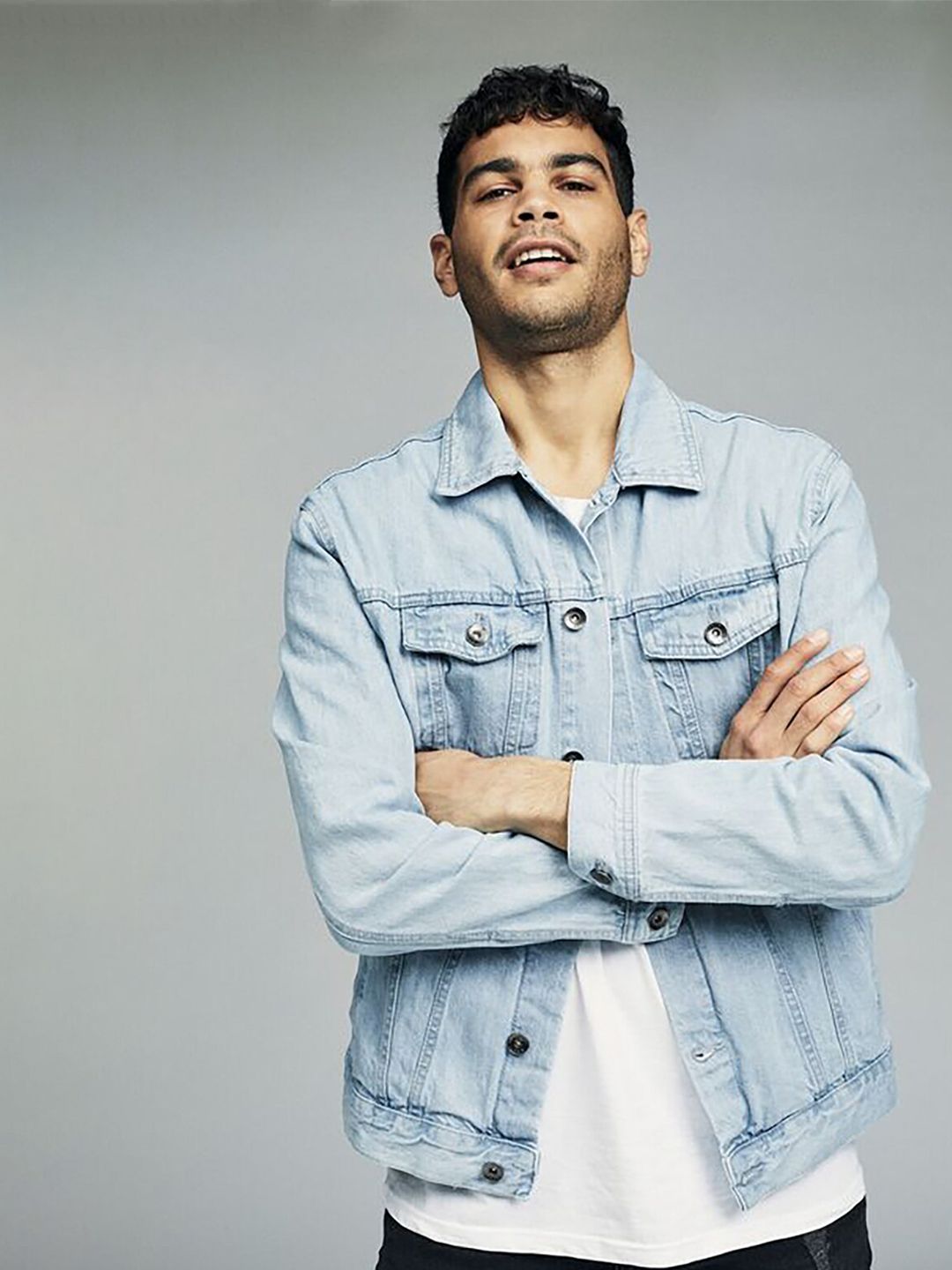 Kotty Graphic Printed Denim Jacket