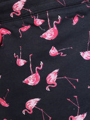 Kotty Women Black & Pink Printed Lounge Shorts KTTSLEEPSHORTS166