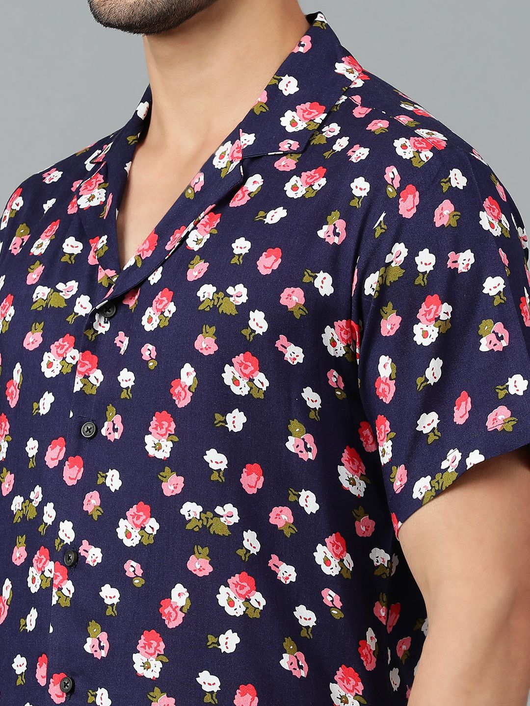 Kotty Men Floral Printed Casual Shirt