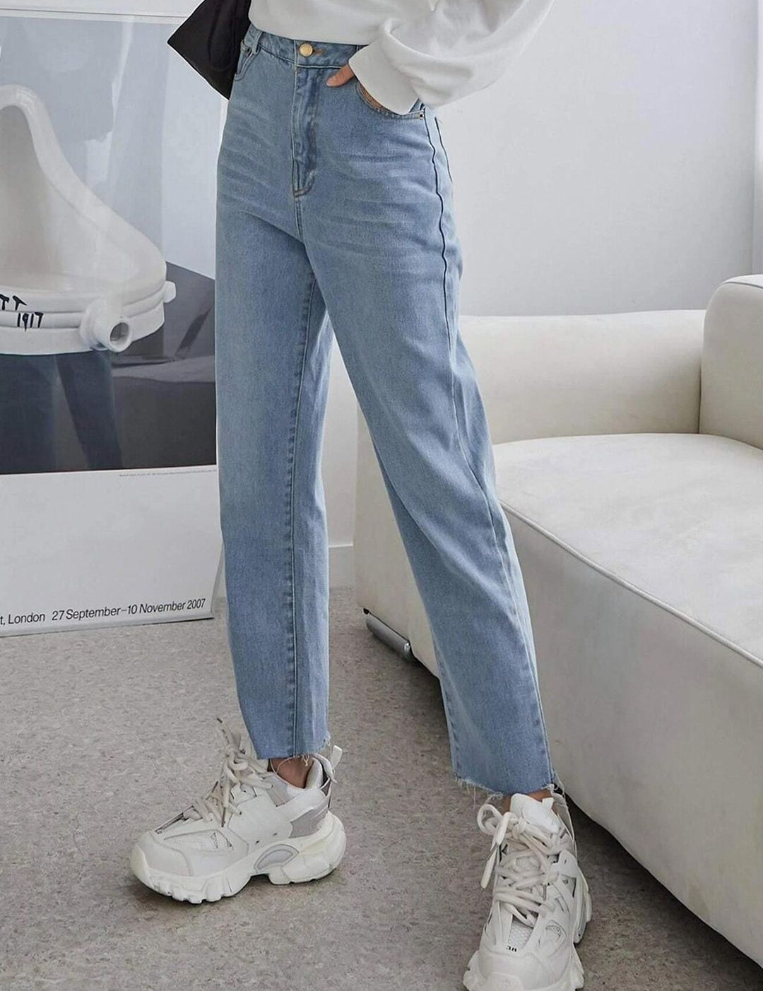 Kotty Women Jean Regular Fit High-Rise Heavy Fade Jeans