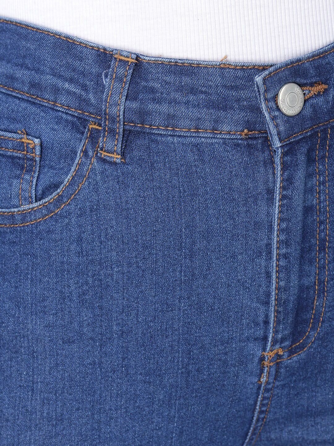 Kotty Women Blue Skinny Fit High-Rise Clean Look Jeans