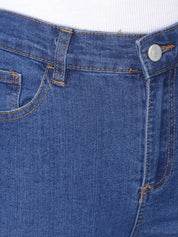 Kotty Women Blue Skinny Fit High-Rise Clean Look Jeans