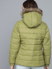 Kotty Women Green Lightweight Padded Jacket