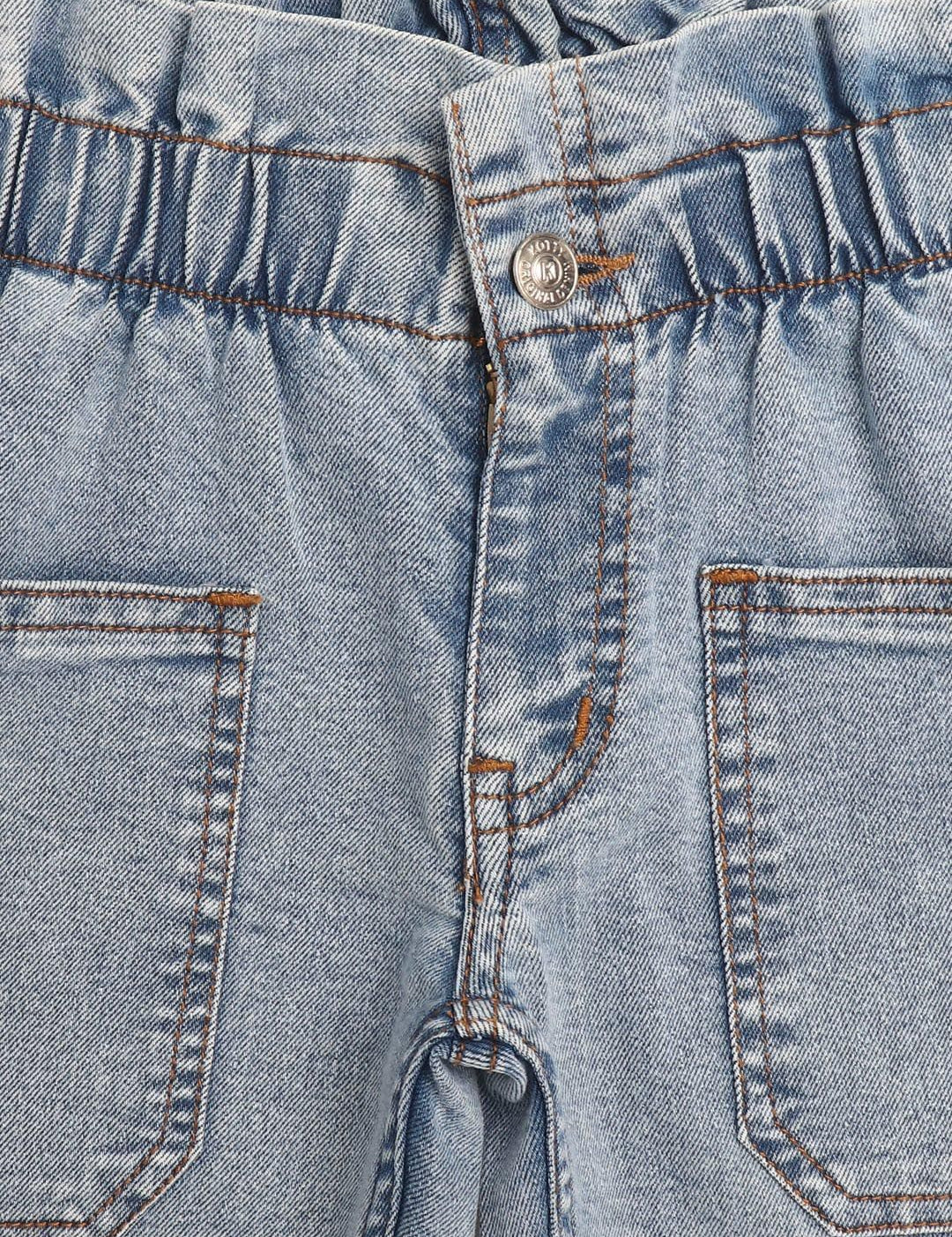 Kotty Girls Blue Jean Boyfriend Fit Jeans