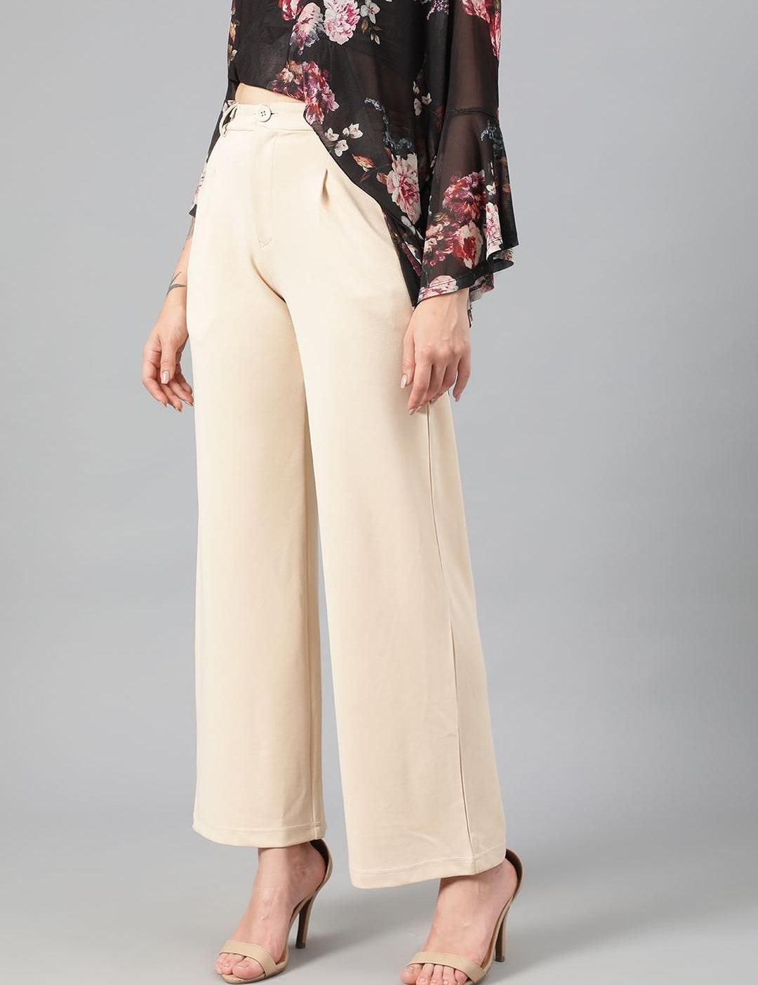 Kotty Women Wide Leg High-Rise Trousers