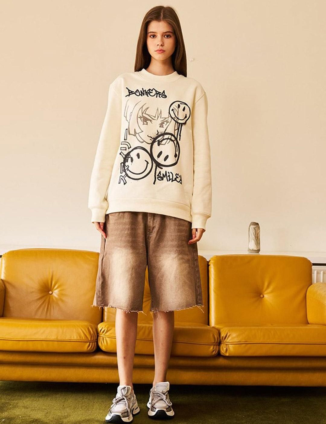 Kotty Women Printed Sweatshirt