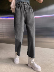 Kotty Women Straight Fit High-Rise Stretchable Jeans