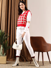 Kotty Women Crop Sweater Vest