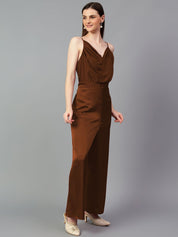 Kotty Women Cowl Neck Basic Jumpsuit