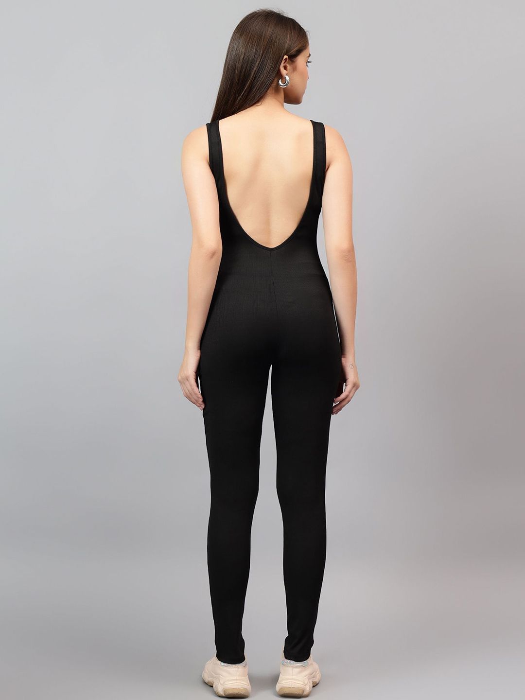 Kotty Women Scoop Neck Sleeveless Basic Jumpsuit