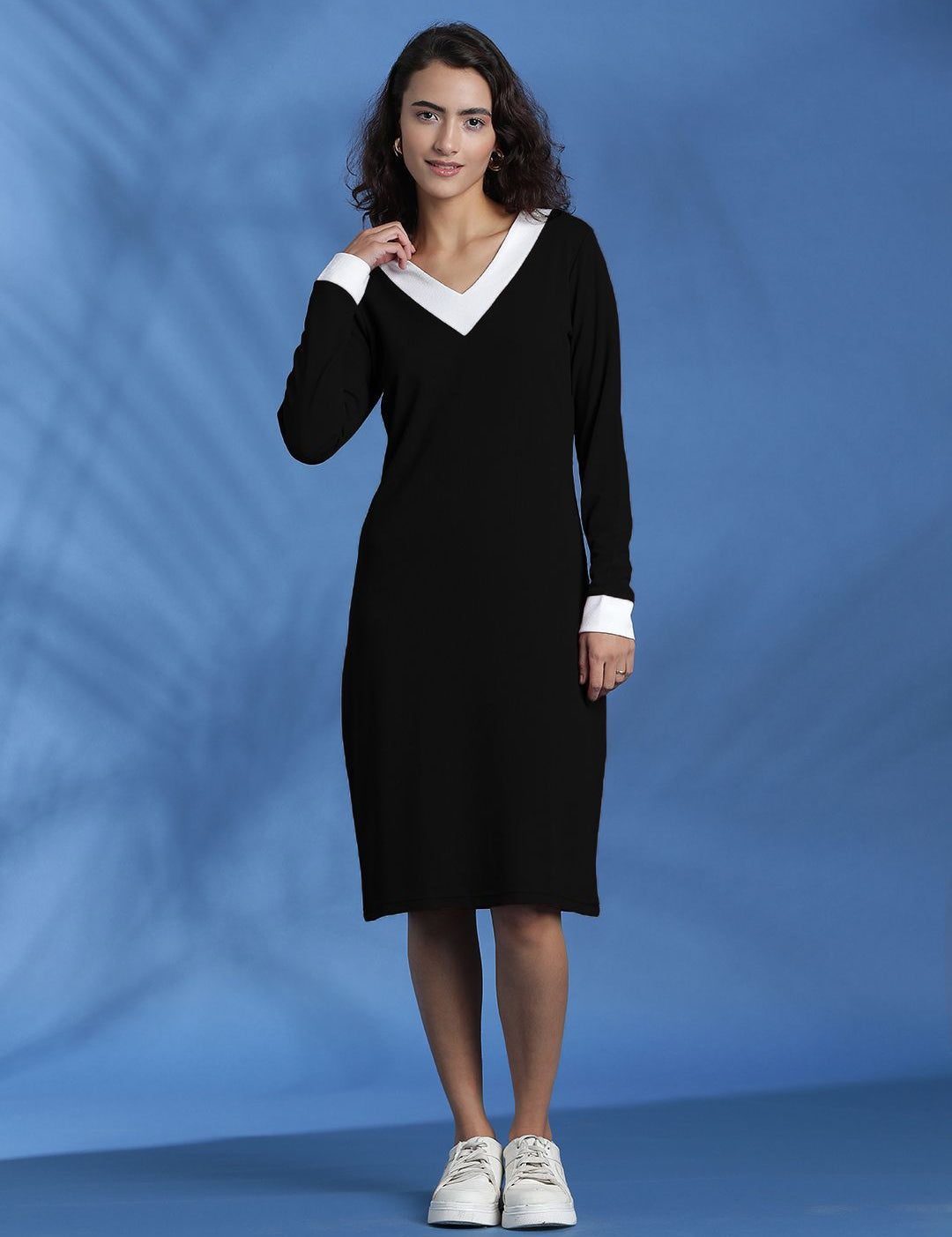 Kotty Women  V-Neck Bodycon Dress