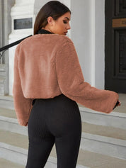 Kotty Women Crop Open Front Jacket