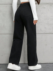 Kotty Women Comfort Straight Fit High-Rise Stretchable Jeans