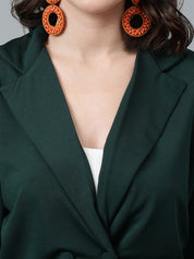 KOTTY Basics Double Breasted Crop Blazer