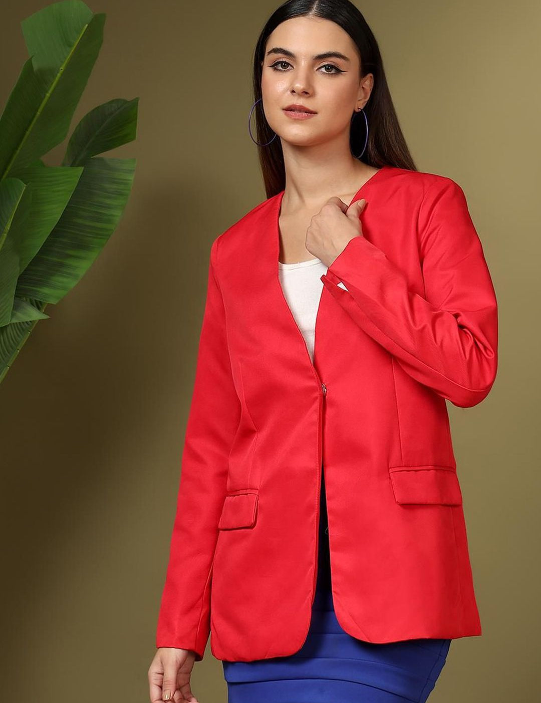 Kotty Notched Lapel Single Breasted Blazer