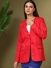Kotty Notched Lapel Single Breasted Blazer