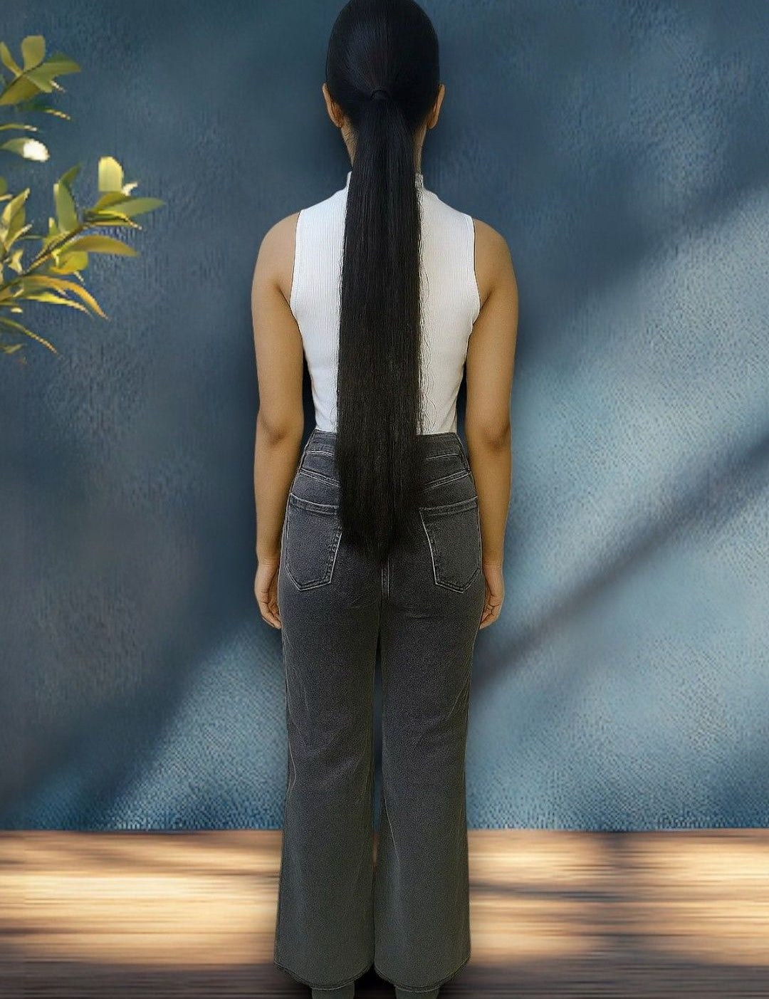 Kotty Women Regular Fit High-Rise Highly Distressed Light Fade Stretchable Jeans