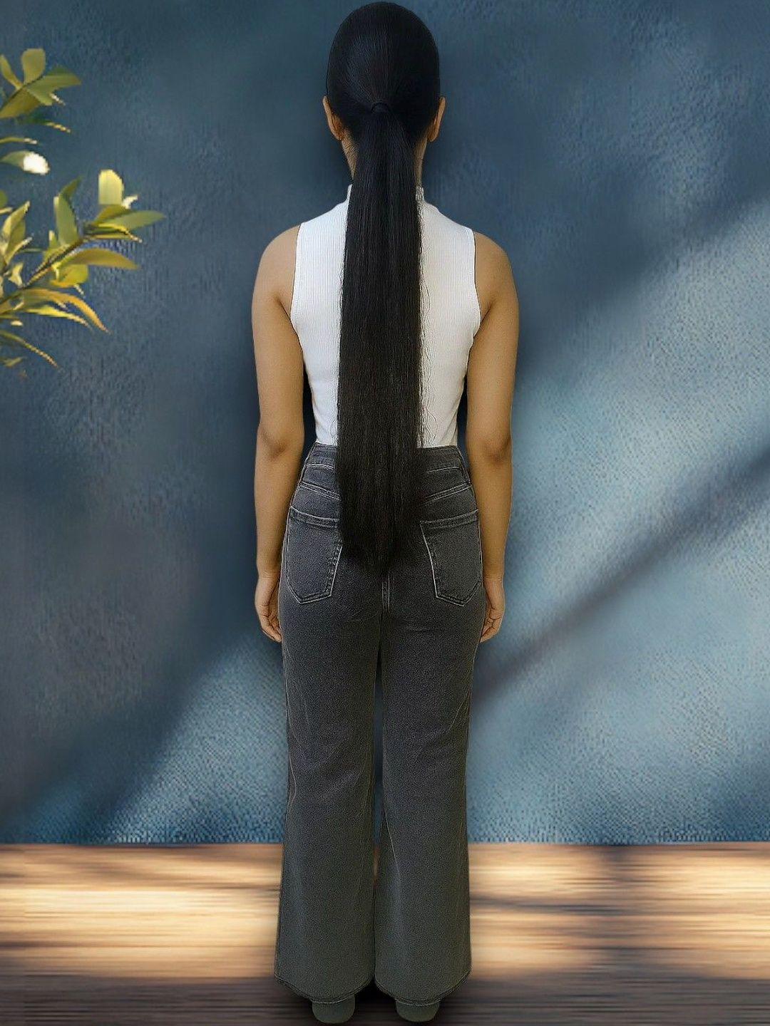 Kotty Women Regular Fit High-Rise Highly Distressed Light Fade Stretchable Jeans