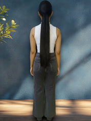 Kotty Women Regular Fit High-Rise Highly Distressed Light Fade Stretchable Jeans