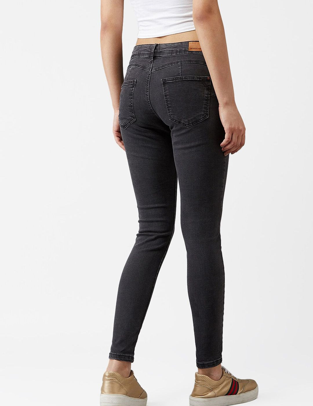 Kotty Women Black Skinny Fit Jeans