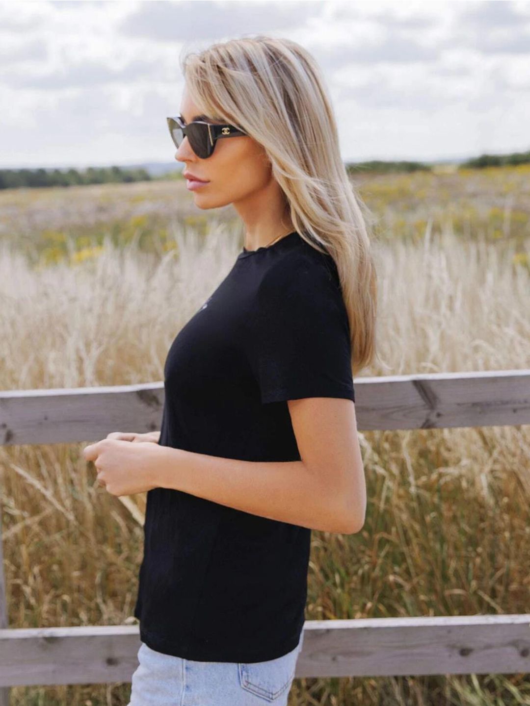 Kotty Typography Printed Round Neck T-shirt