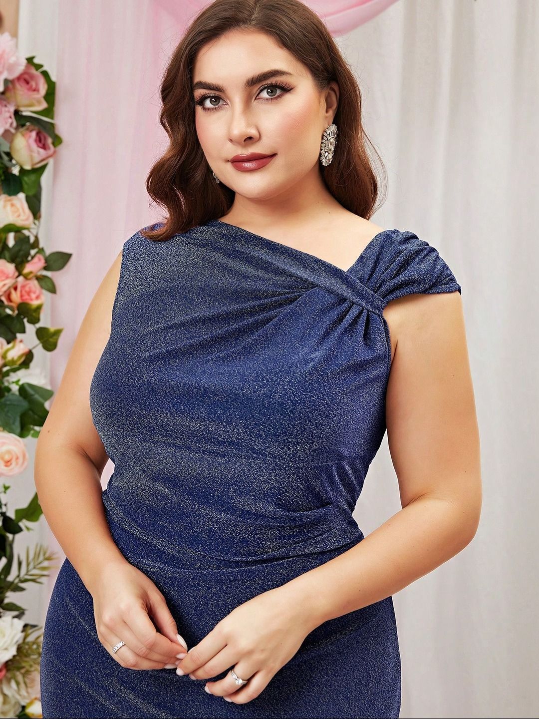 CURVE BY KOTTY Embellished Bodycon Dress