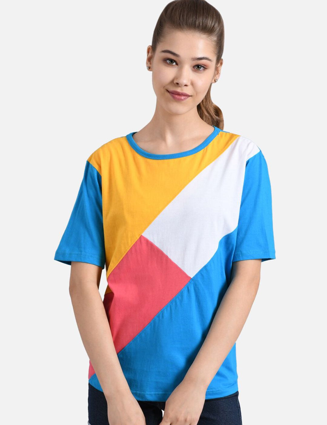 Kotty Women Pack Of 2 Round Neck T-shirts