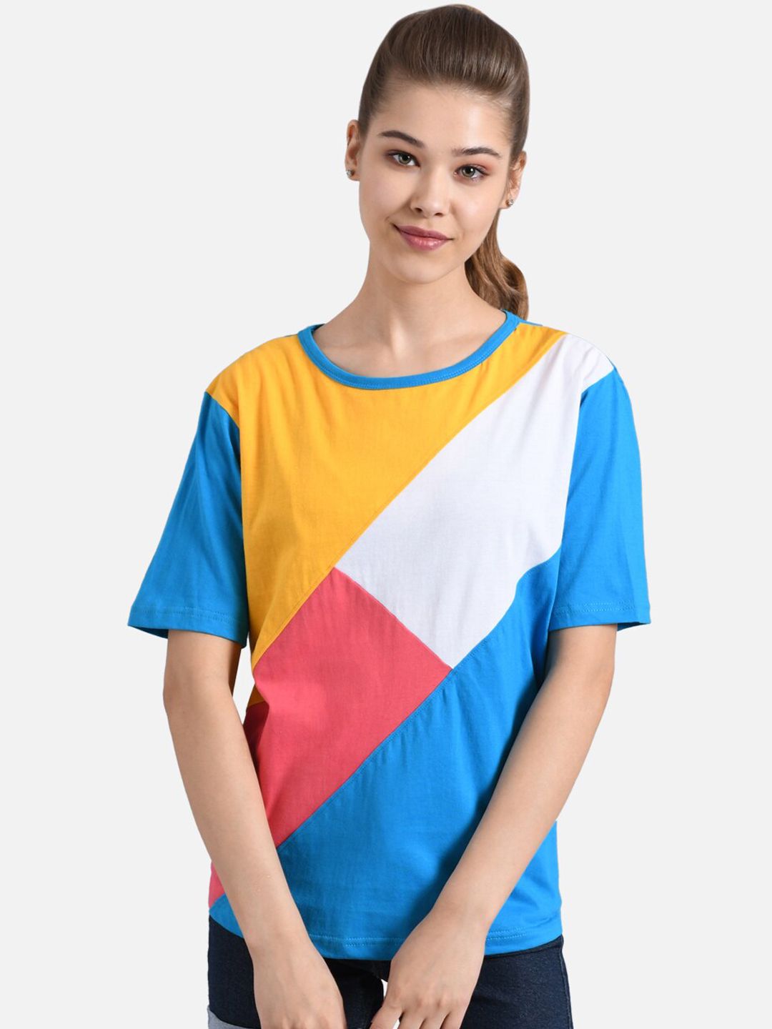 Kotty Women Pack Of 2 Round Neck T-shirts