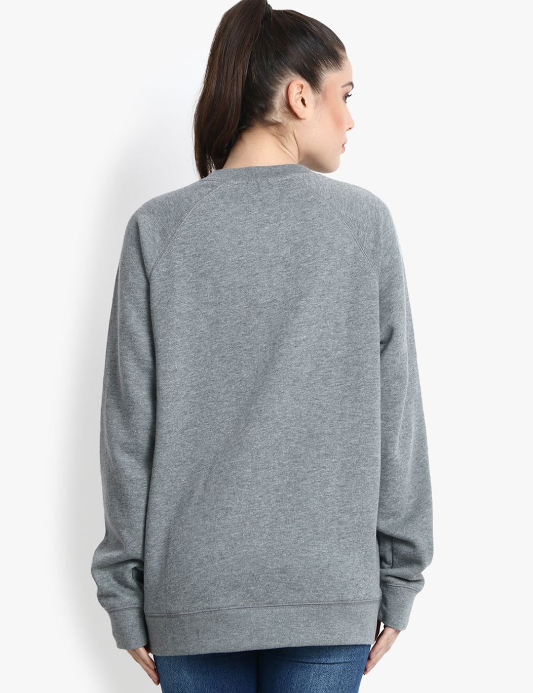Kotty Women Grey Printed Sweatshirt