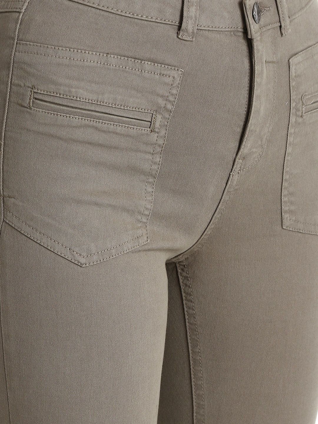 Kotty Women Taupe Skinny Fit High-Rise Clean Look Jeans