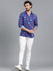 Kotty New Relaxed Fit Abstract Printed Casual Shirt