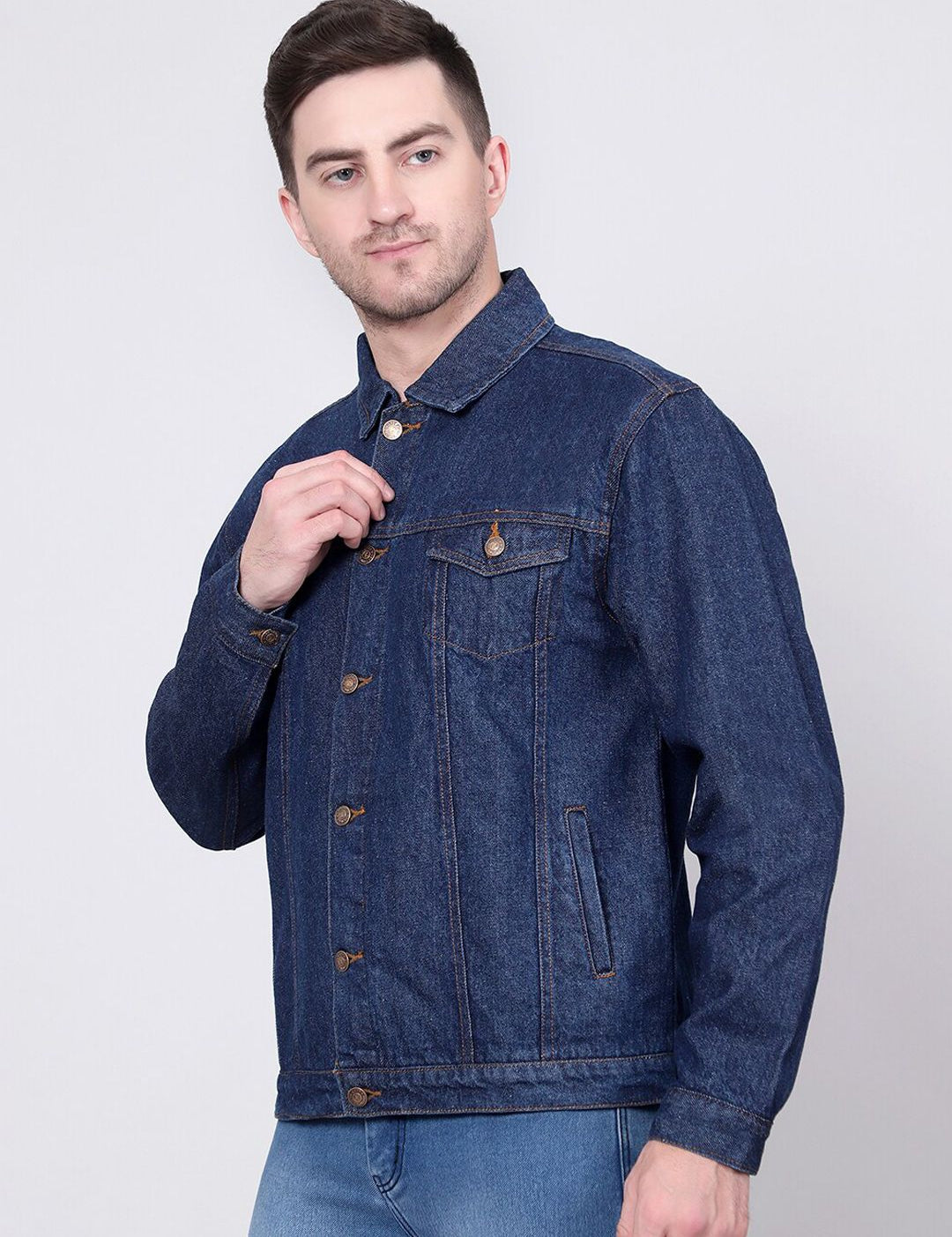 Kotty Men Washed Outdoor Denim Jacket