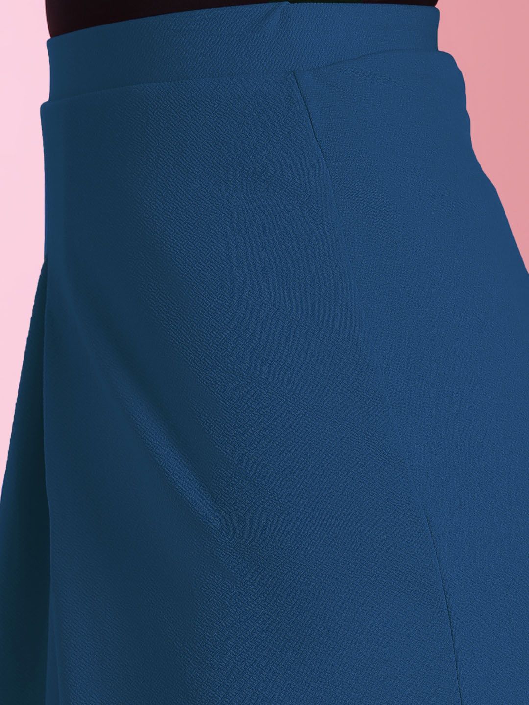 Stylecast X KOTTY BIZwear Woven Straight Midi Skirt