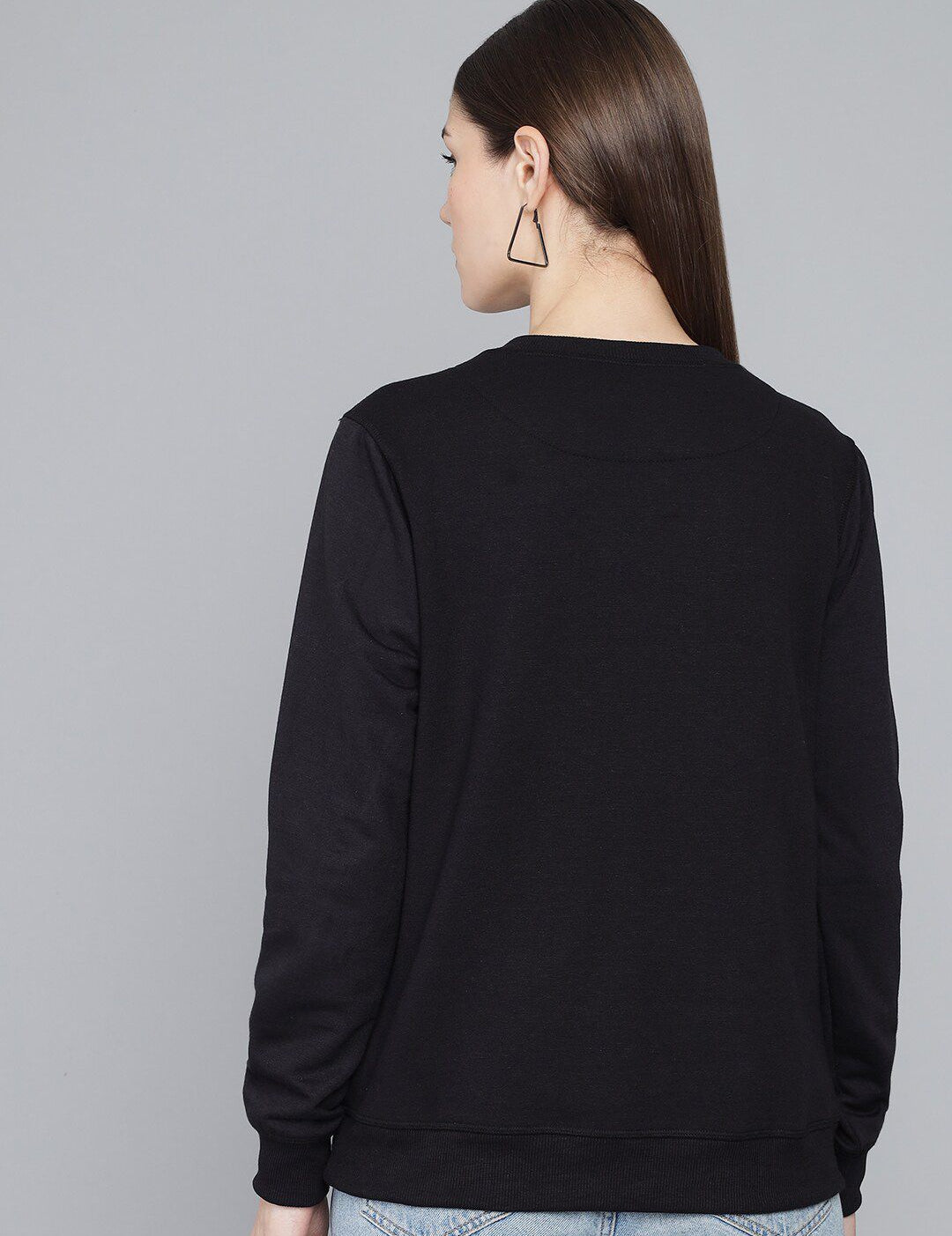 Kotty Women Black Sweatshirt