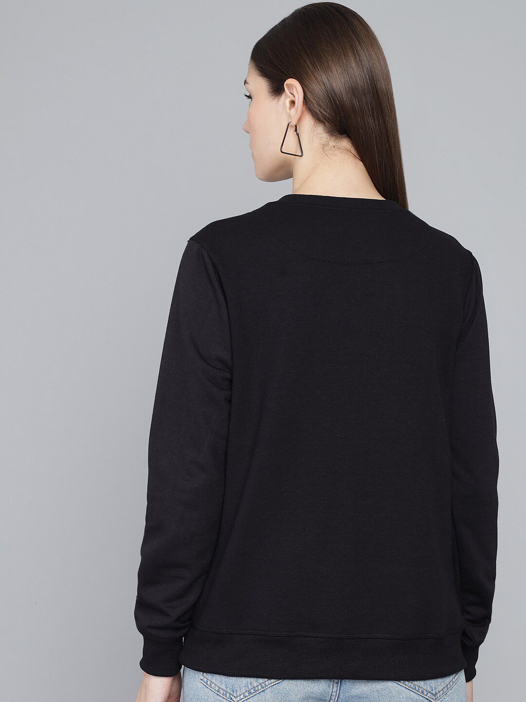 Kotty Women Black Sweatshirt