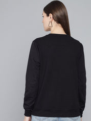 Kotty Women Black Sweatshirt