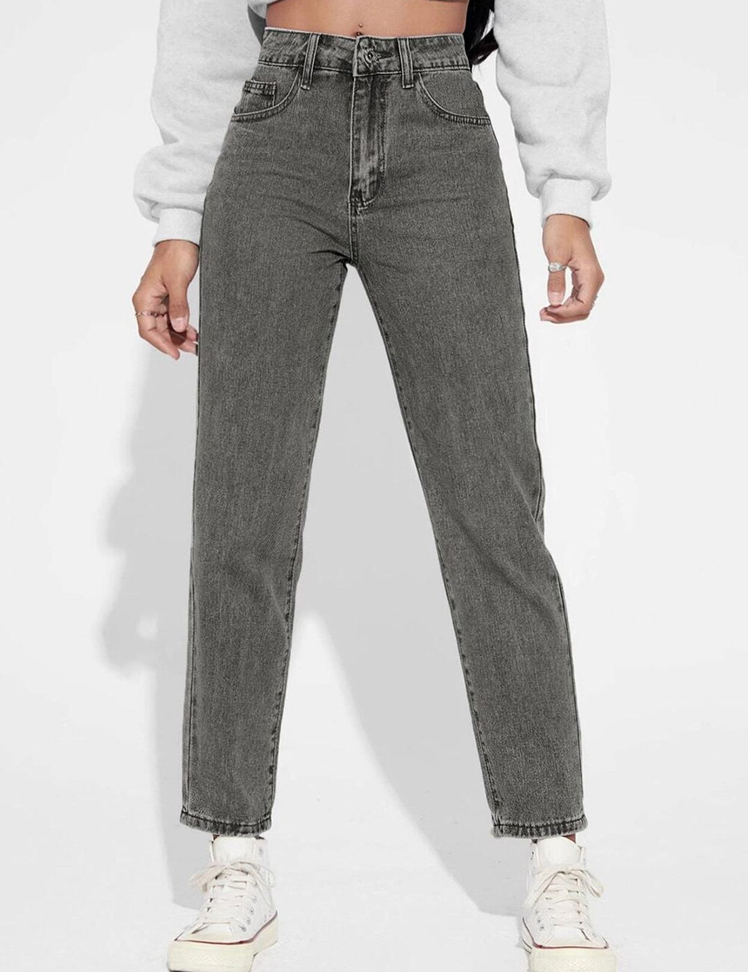 Kotty Women Grey Jean High-Rise Stretchable Jeans