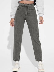 Kotty Women Grey Jean High-Rise Stretchable Jeans