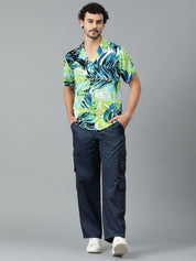 Kotty Men Tropical Printed Casual Shirt