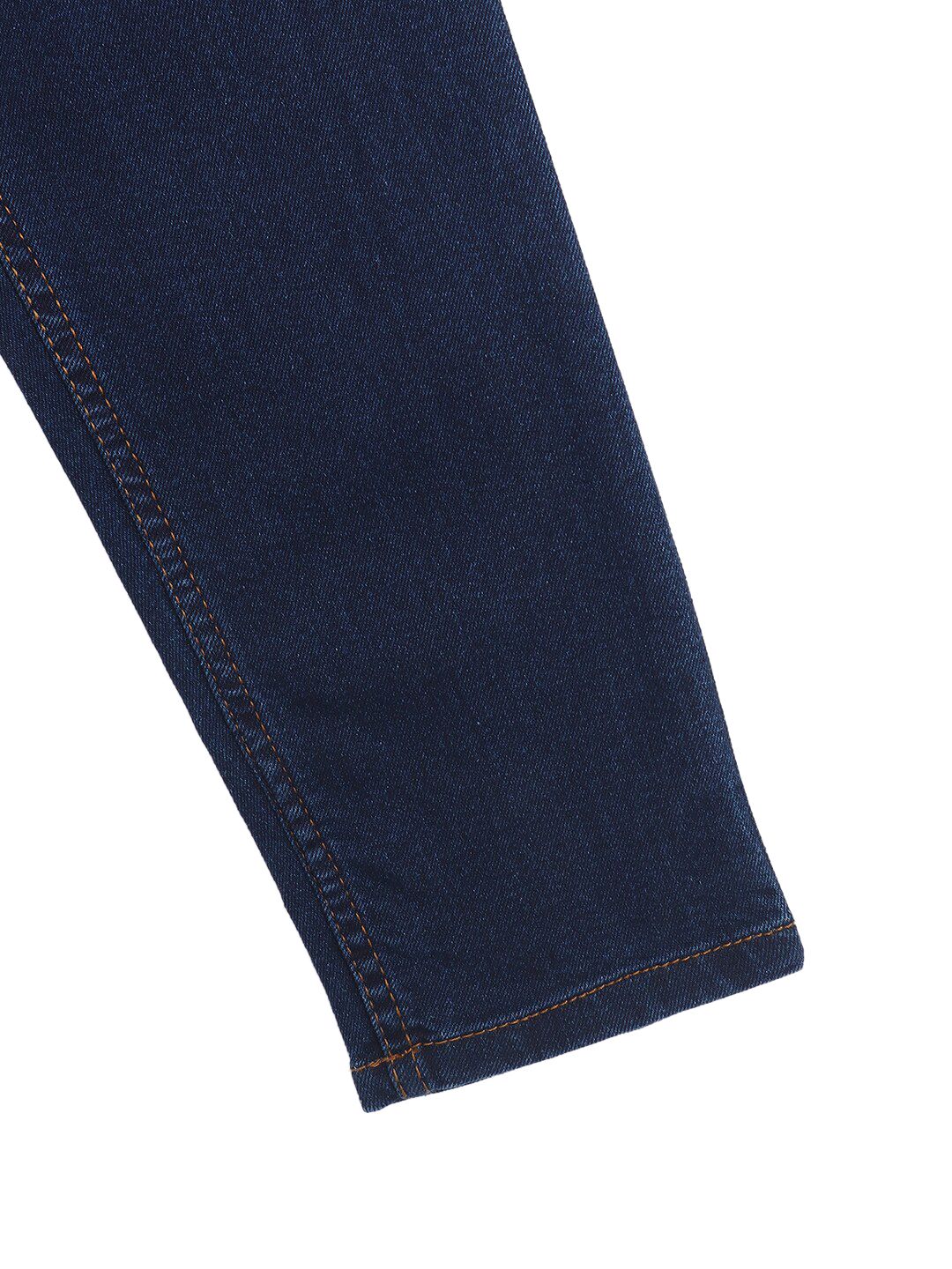 Kotty Girls Navy Blue Solid Mid Rise Jeans