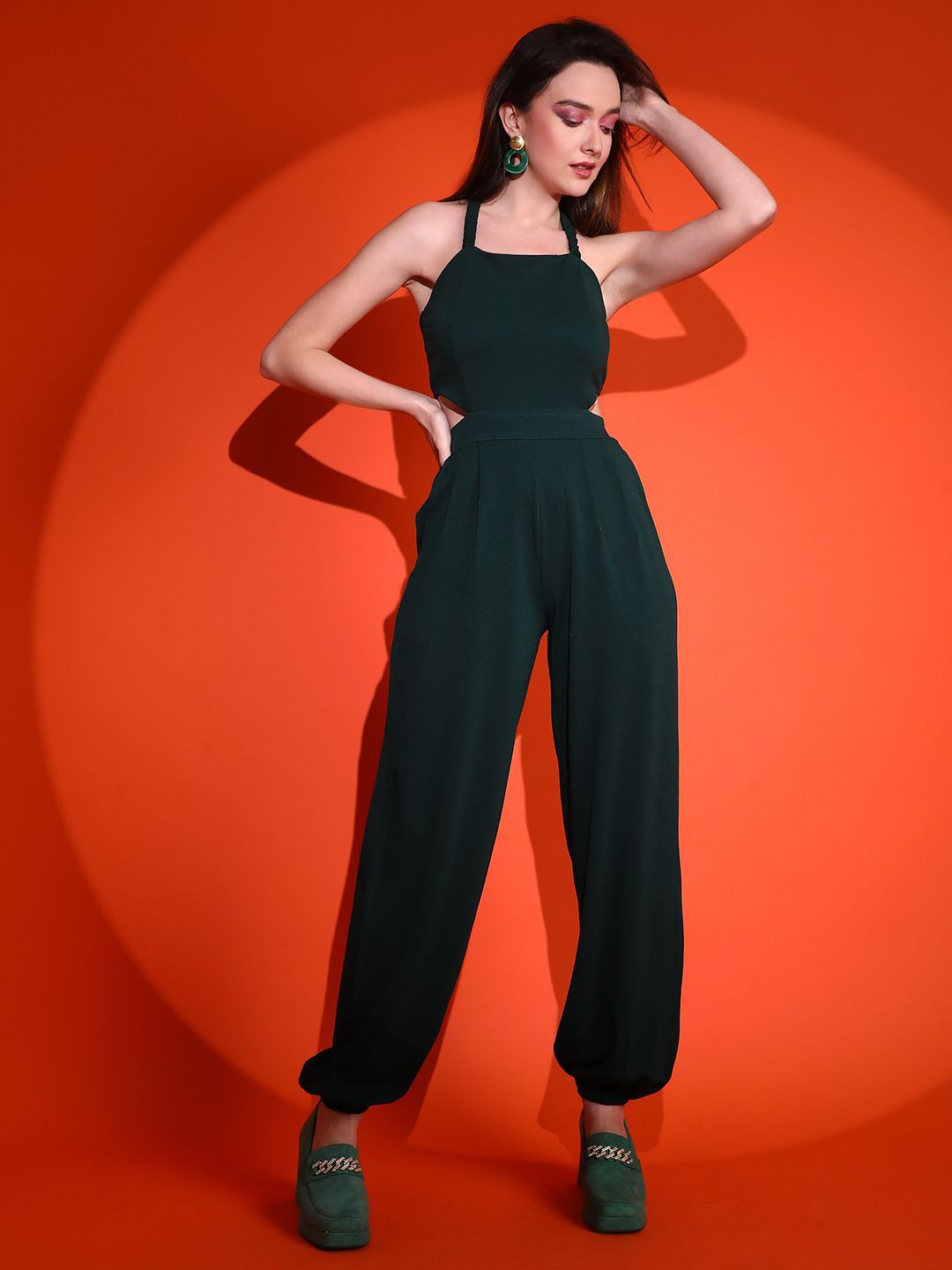 Kotty Women Cut Outs Basic Jumpsuit