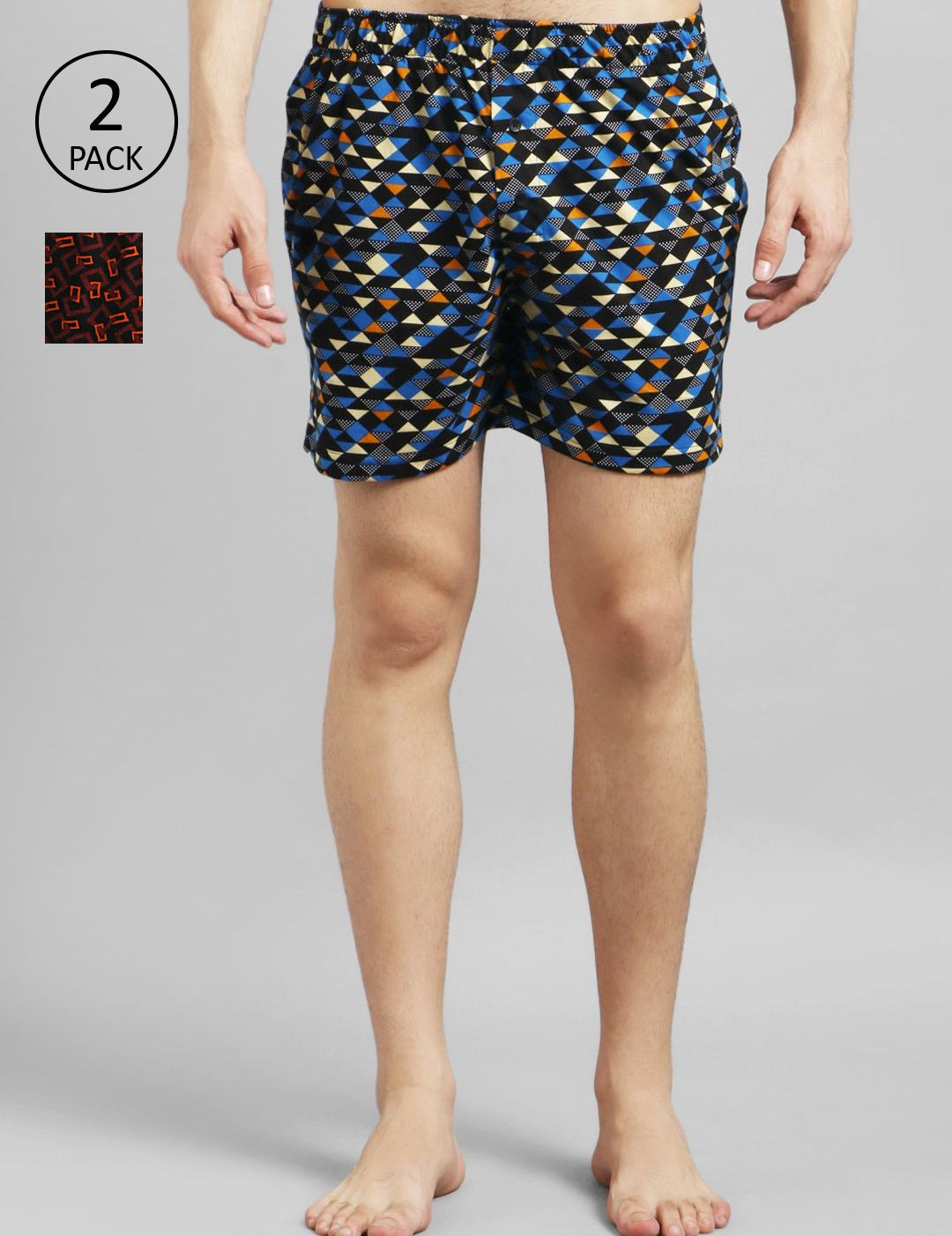 Kotty Men Pack Of 2 Printed Boxers KTT2PCMENSBOXERSET38S