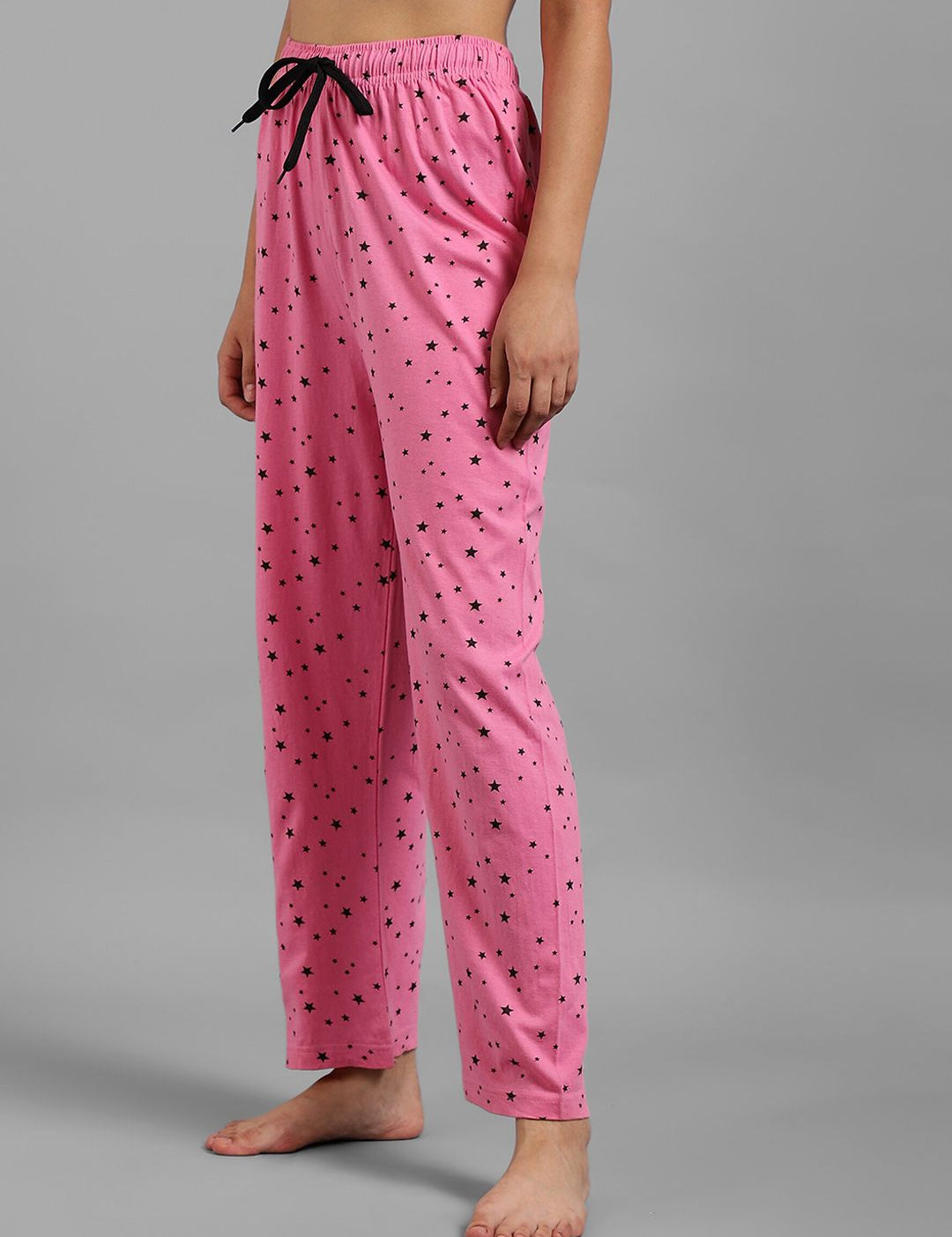 Kotty Women Pink Printed Lounge Pants