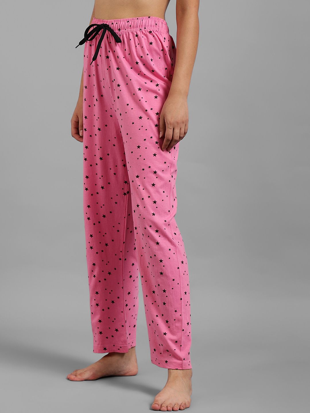 Kotty Women Pink Printed Lounge Pants